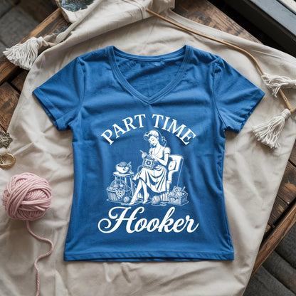 Part Time Hooker Lady V-neck