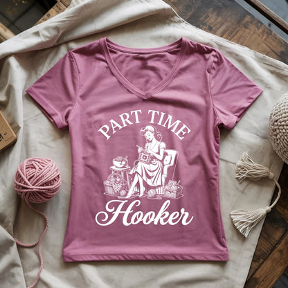 Part Time Hooker Lady V-neck