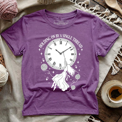 Holding On By A Single Thread T-shirt