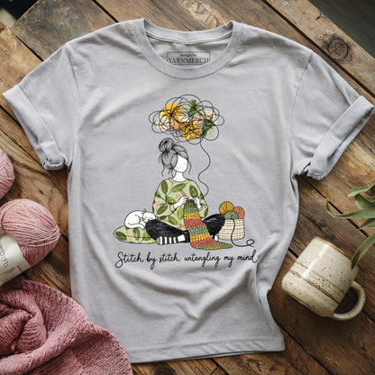 Stitch By Stitch, Untangling My Mind T-shirt