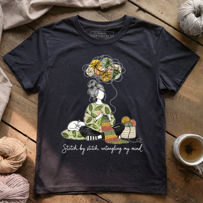 Stitch By Stitch, Untangling My Mind T-shirt
