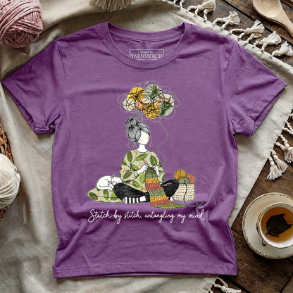 Stitch By Stitch, Untangling My Mind T-shirt