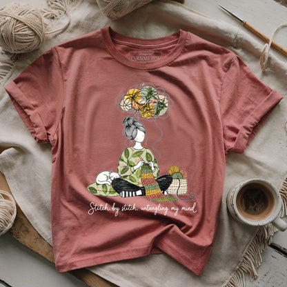 Stitch By Stitch, Untangling My Mind T-shirt