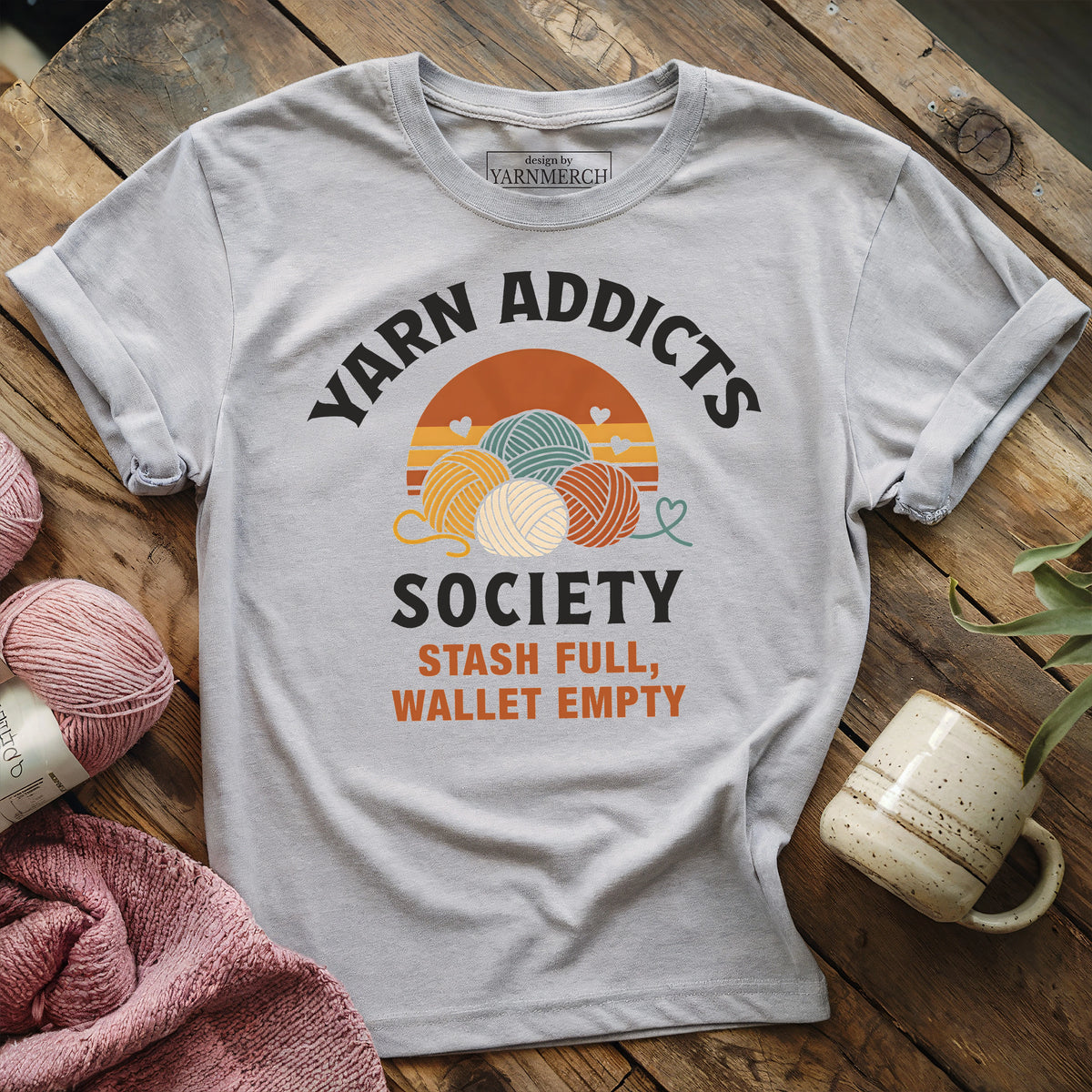 Yarn Addicts Society T-shirt