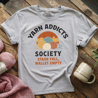 Yarn Addicts Society T-shirt