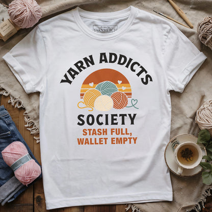 Yarn Addicts Society T-shirt