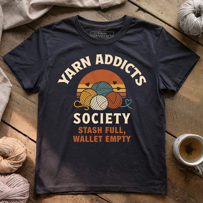 Yarn Addicts Society T-shirt
