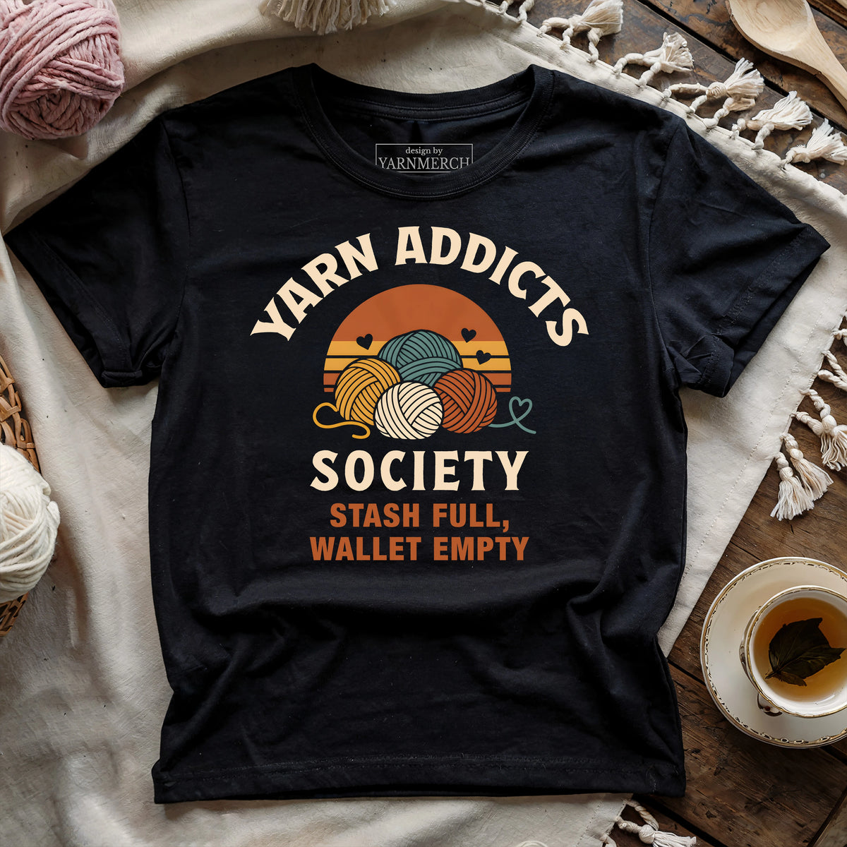Yarn Addicts Society T-shirt