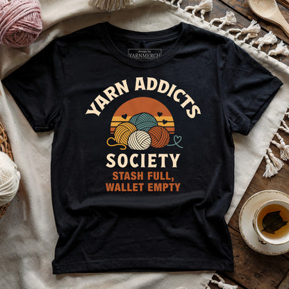 Yarn Addicts Society T-shirt