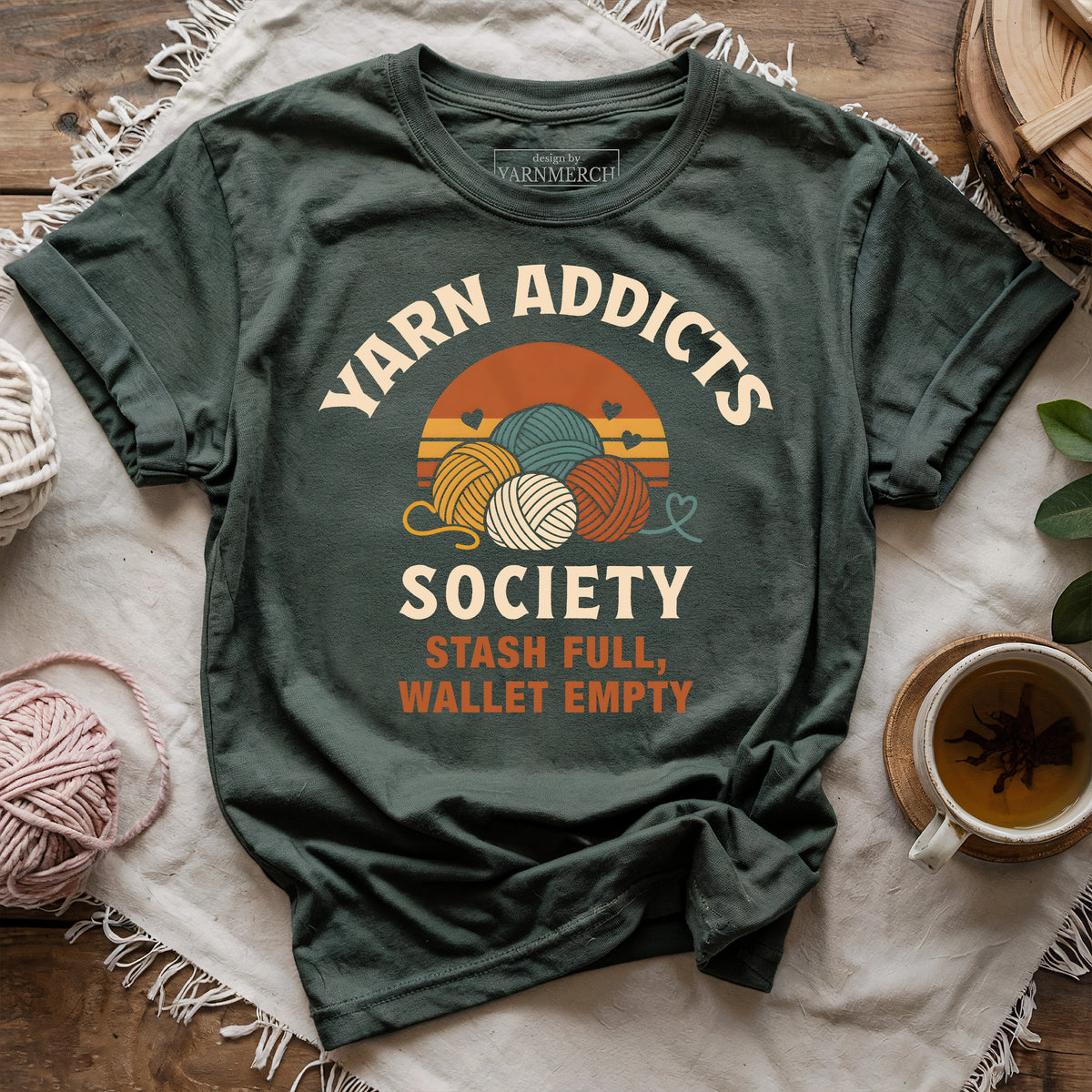 Yarn Addicts Society T-shirt