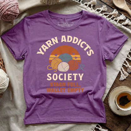 Yarn Addicts Society T-shirt