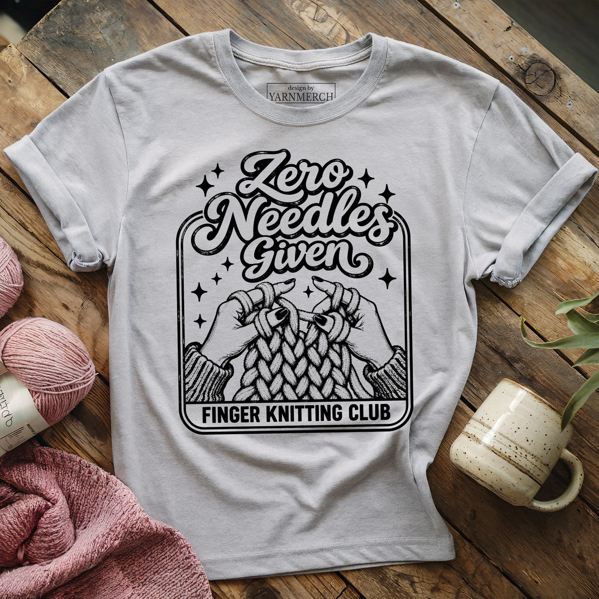 Finger Knitting Club T-shirt