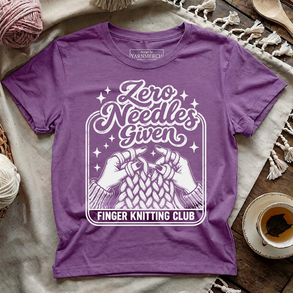 Finger Knitting Club T-shirt