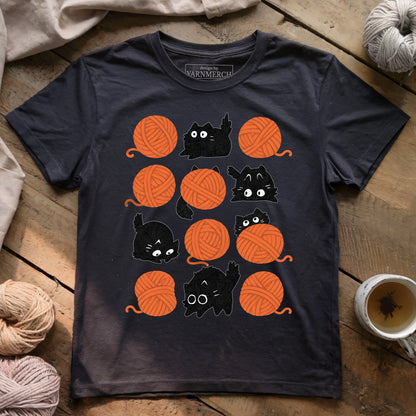 Black Cats & Yarn T-shirt