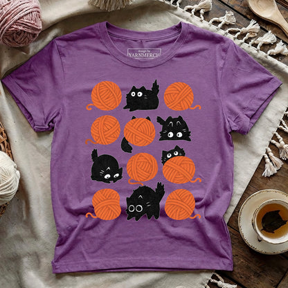 Black Cats & Yarn T-shirt