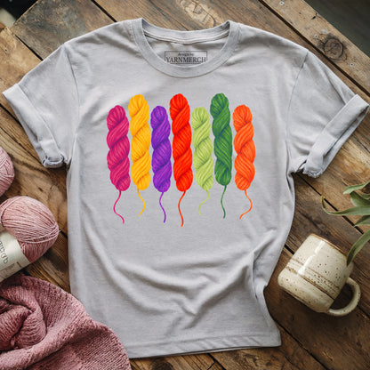 Rainbow Yarn Stash T-shirt