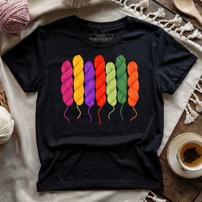 Rainbow Yarn Stash T-shirt