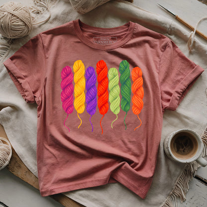 Rainbow Yarn Stash T-shirt