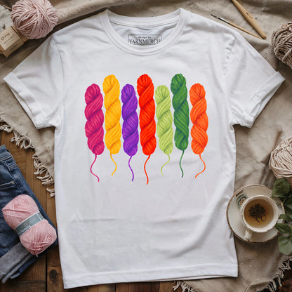 Rainbow Yarn Stash T-shirt