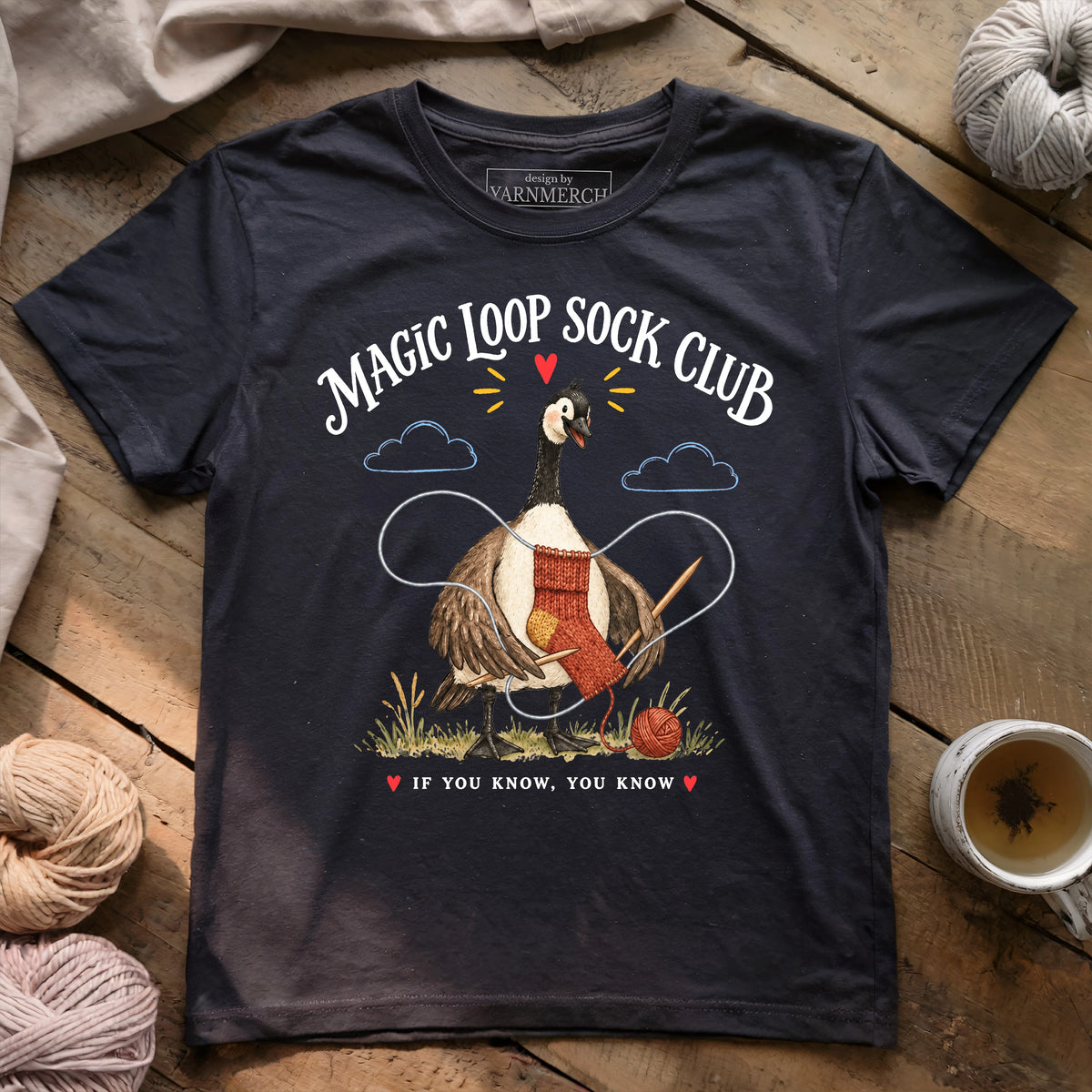 Magic Loop Sock Club T-shirt