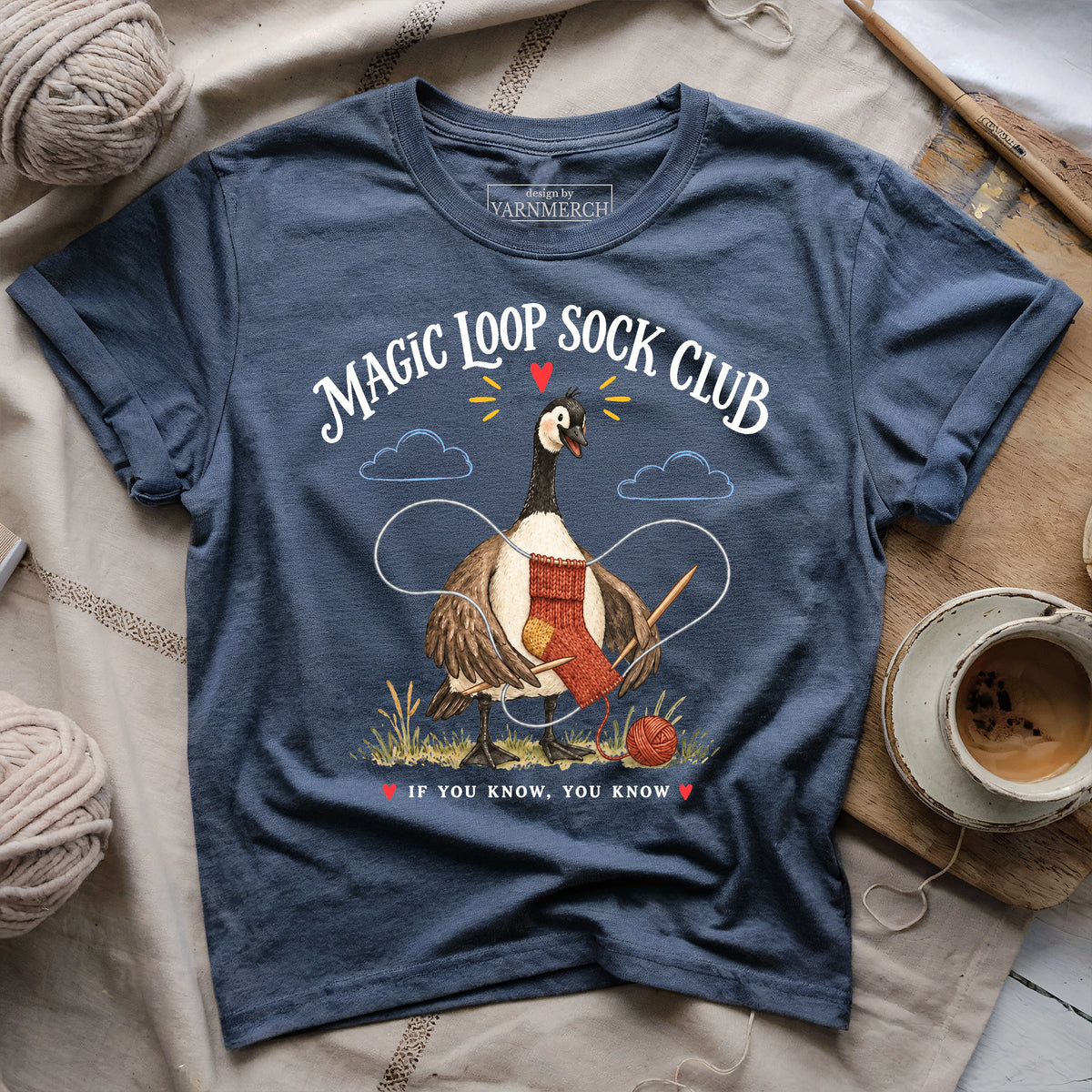 Magic Loop Sock Club T-shirt