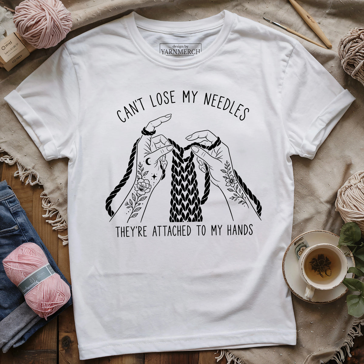 My Hands Are My Needles T-shirt