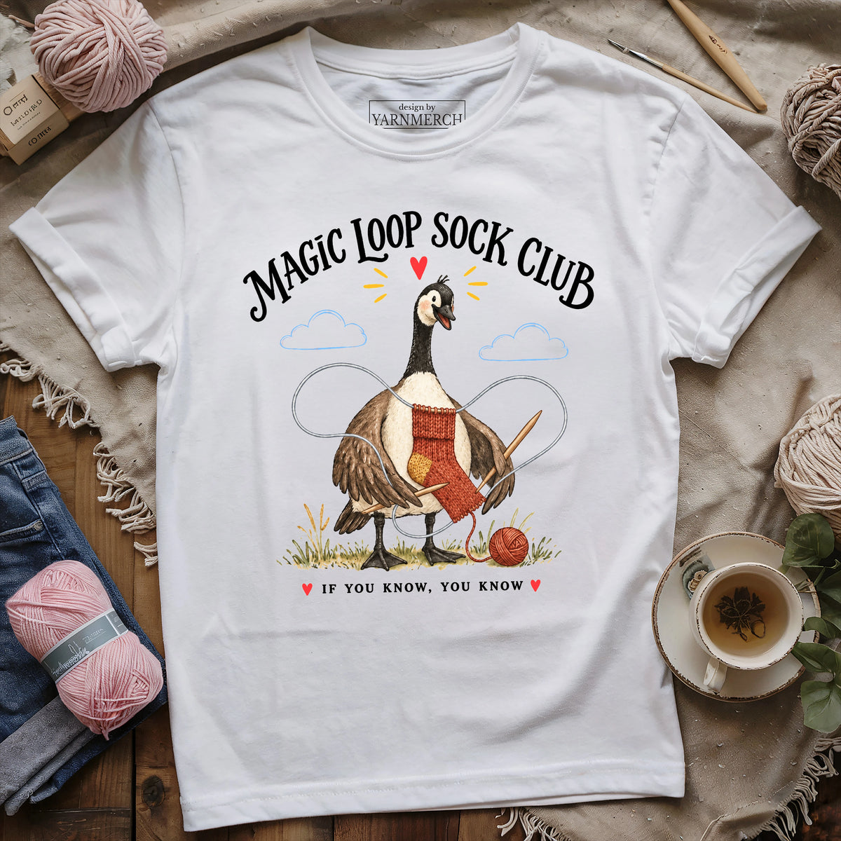 Magic Loop Sock Club T-shirt