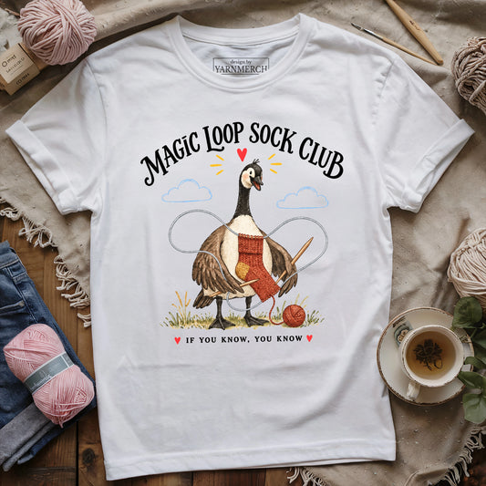 Magic Loop Sock Club T-shirt