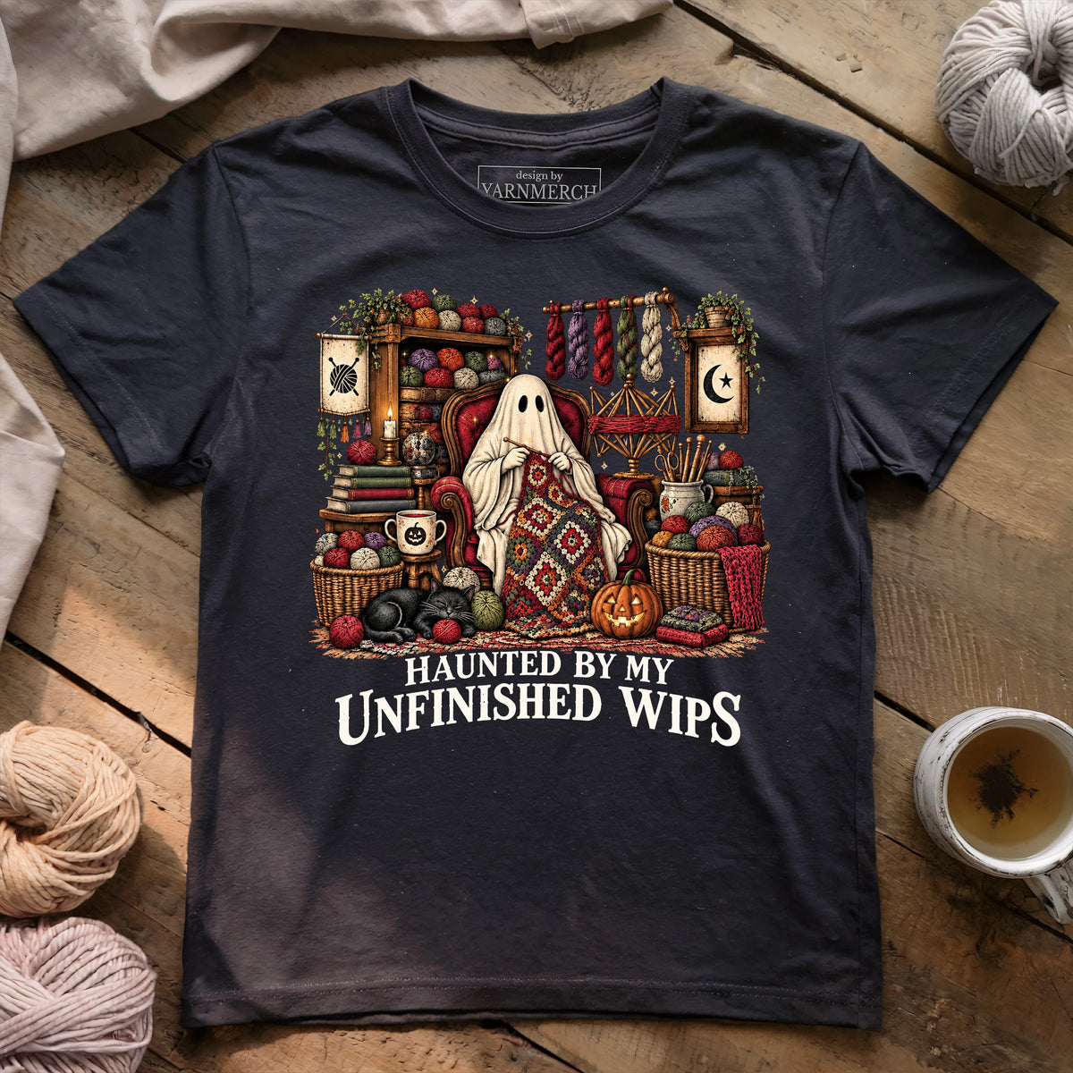Haunted By My Unfinished WIPS T-shirt