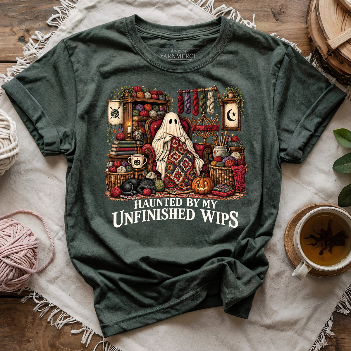 Haunted By My Unfinished WIPS T-shirt