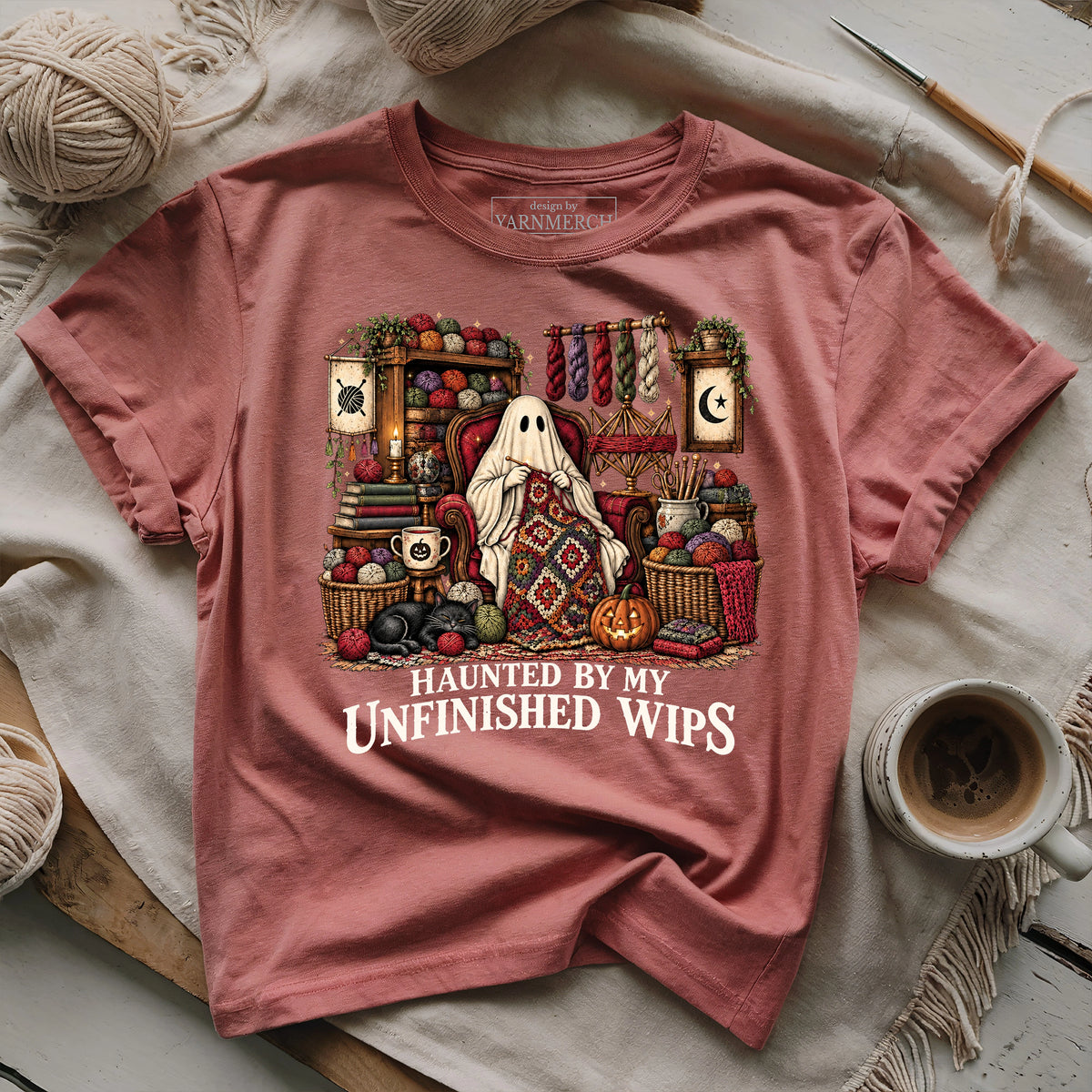 Haunted By My Unfinished WIPS T-shirt