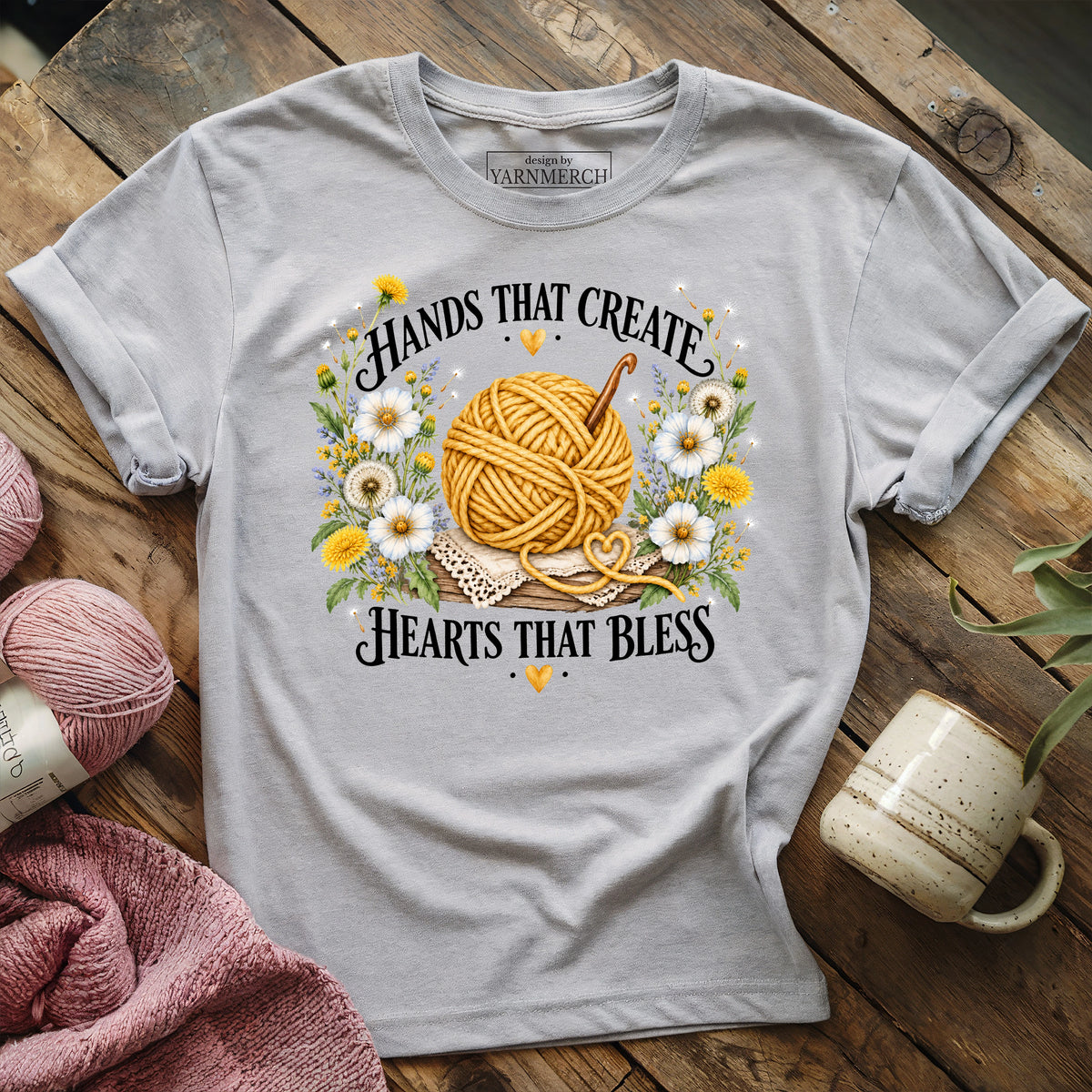 Hands That Create, Hearts That Bless T-shirt
