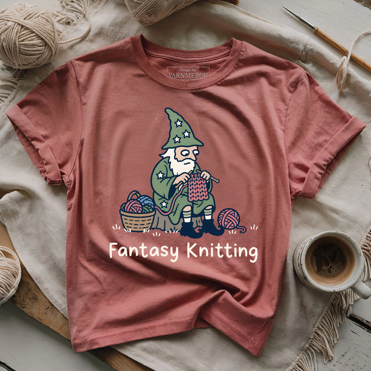 Fantasy Knitting T-shirt