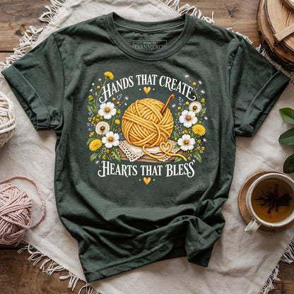 Hands That Create, Hearts That Bless T-shirt
