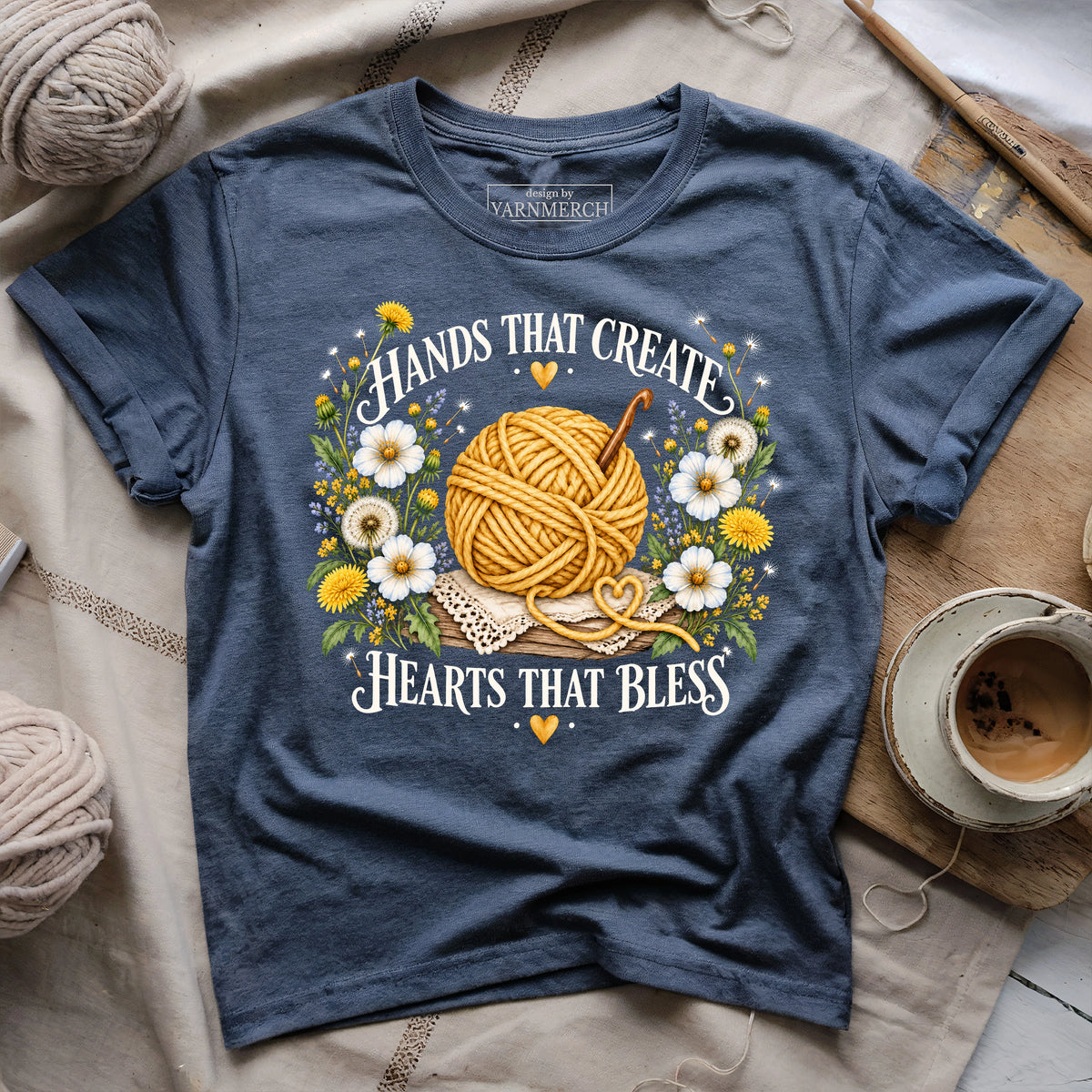 Hands That Create, Hearts That Bless T-shirt