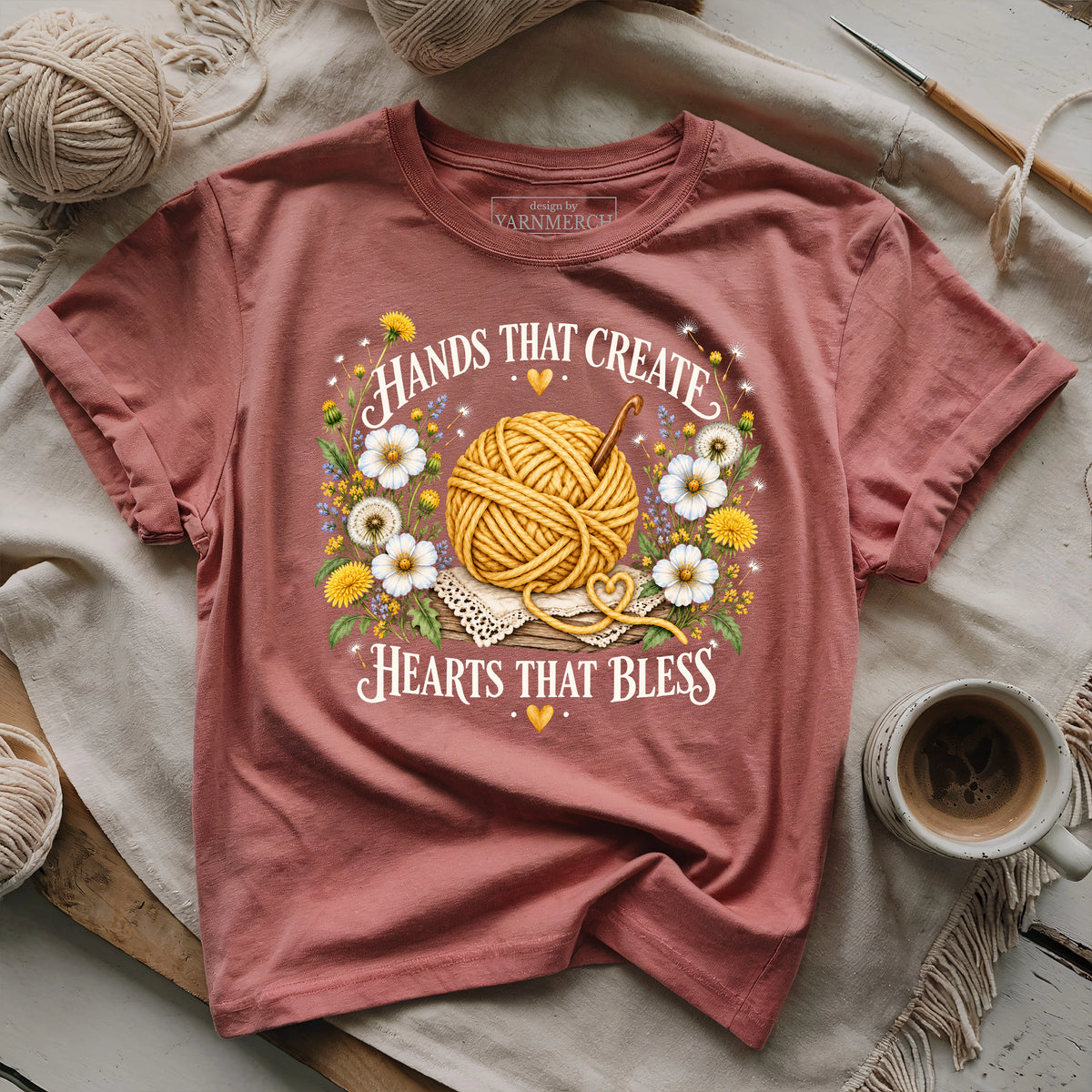 Hands That Create, Hearts That Bless T-shirt