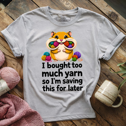 Yarn Stash Hamster T-shirt