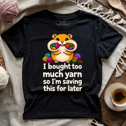 Yarn Stash Hamster T-shirt