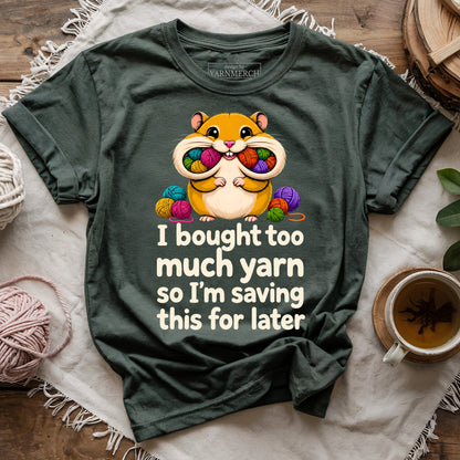 Yarn Stash Hamster T-shirt