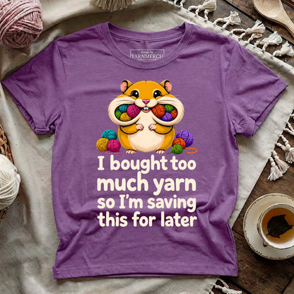 Yarn Stash Hamster T-shirt