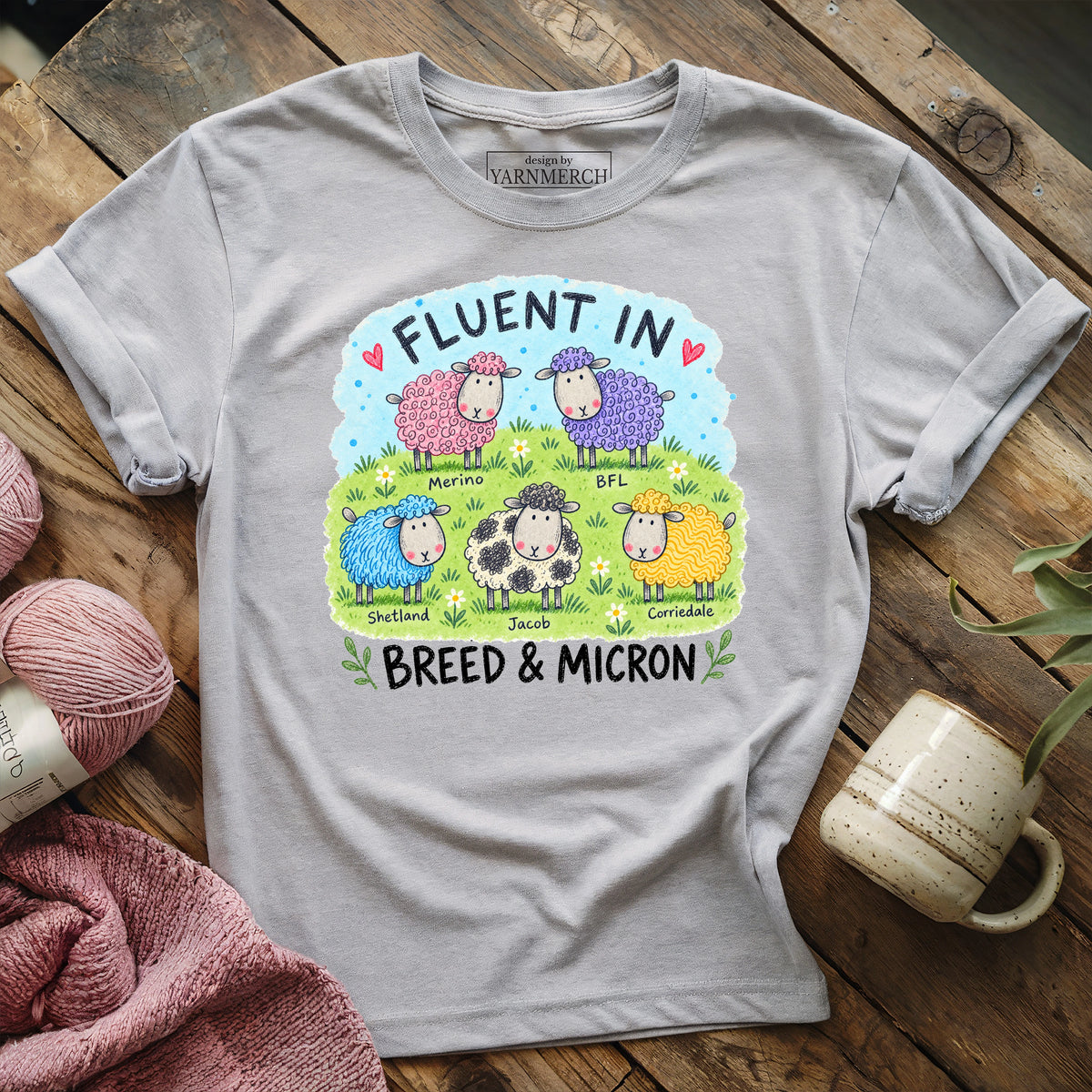 Fluent In Breed & Micron T-shirt