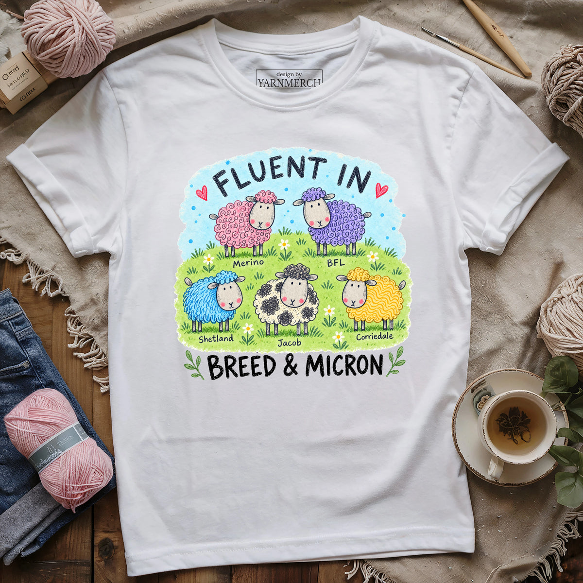 Fluent In Breed & Micron T-shirt