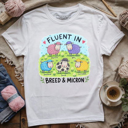 Fluent In Breed & Micron T-shirt