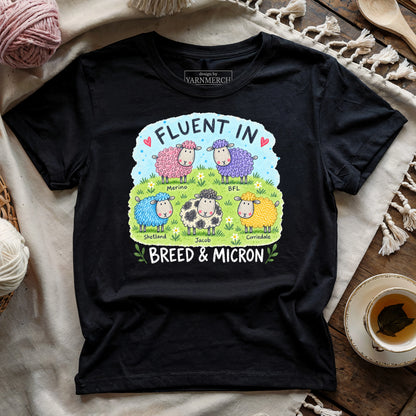 Fluent In Breed & Micron T-shirt