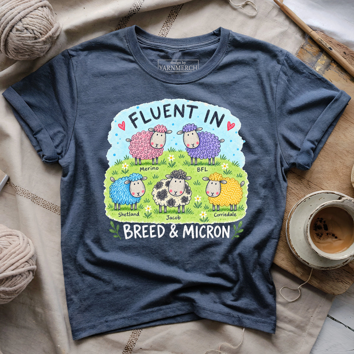 Fluent In Breed & Micron T-shirt