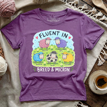 Fluent In Breed & Micron T-shirt