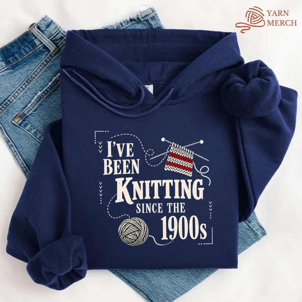 Knitting Since the 1900s Hoodie