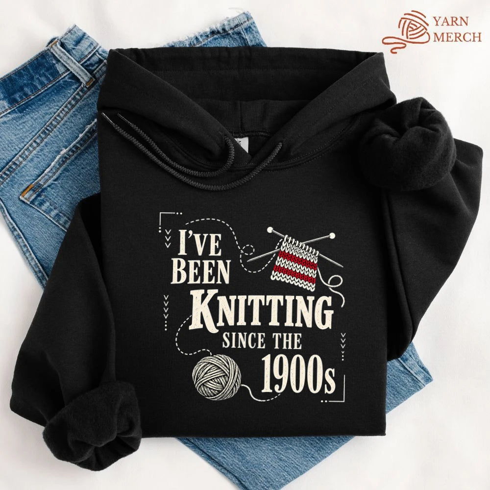 Knitting Since the 1900s Hoodie