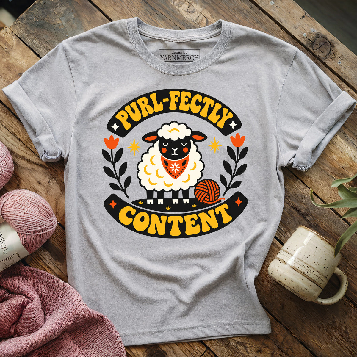 Purl-Fectly Content T-shirt