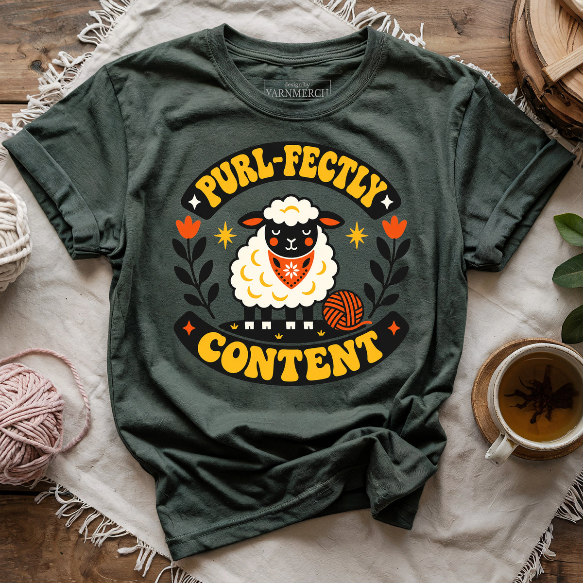 Purl-Fectly Content T-shirt